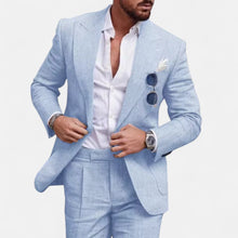 Michael™ | Sommeranzug (Jacke + Hose) – Hellblau
