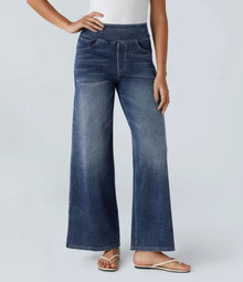 Vira | Damen Elastische Hose Zeitlos Komfort Elegant – Dunkelblau