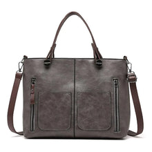 Marlina | Elegante Schultertasche – Grau