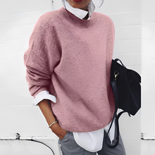 Gabriella - Damenpullover mit weitem Schnitt – Rosa