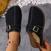 Orlaith - Gepolsterte orthopädische Sandalen – Schwarz
