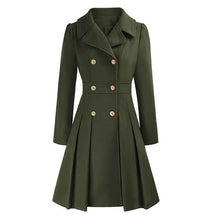 Eleganter Wintermantel – Olive
