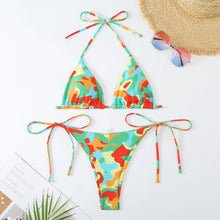 Ocean Chic - Bikini-Set mit brasilianischem Halfter – Gelb