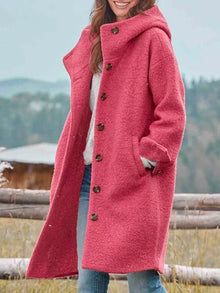 Norlina | Winddichter Mantel – Rose