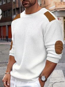 Joaol – Lässiges Sweatshirt Aus Waffelpiqué – Weiß