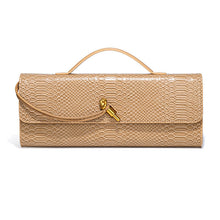 Magnolia - Damenhandtasche, hochwertiger Abendbegleiter – Aprikose