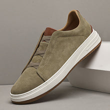 Lupo | Casual Sneakers aus Rindsleder – Khaki