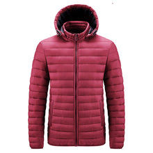 Thermo-Steppjacke für Männer - Ivar – Weinrot