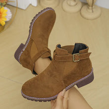Fakina – Stiefeletten Mit Zierschnalle – Braun