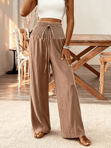 Rebeki - Atmungsaktive Lange Hose Aus Baumwolle – Khaki