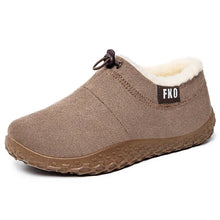 Kamira – Bequeme Schuhe Aus Kunstfell – Khaki