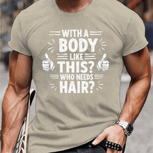 Hairy – Stylisches T-Hemd Mit Kurzen Ärmeln – Khaki