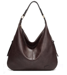 Cordelia - Damen-Schultertasche, lässige Tragetasche – Kaffe