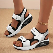 Kleoniki - Modische Orthopädische Sandalen – Weiß und Schwarz
