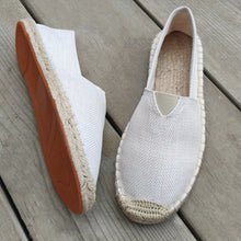 Jacinto | Elegante Herren Espadrilles – Weiß
