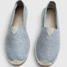 Emily | Atmungsaktiv Espadrille-Stil Ballerinas – Grau
