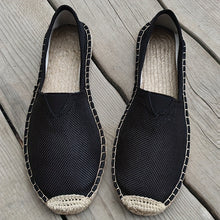 Alonzo | Elegante Herren Espadrilles – Schwarz