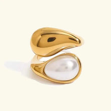 Goldring Mit Perle – Weiße Perle