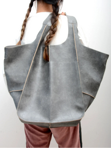 Aizel - Strandtasche Eleganz am Meer Unverwechselbar – GRAU