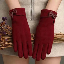Handschuhe Mit Touch Damen – Rot