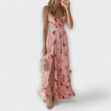 Hazel - Floral Print Dress – Pink