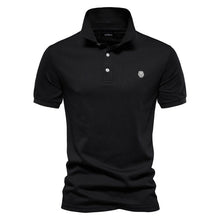 James | Zeitloses, schmal geschnittenes Herren-Poloshirt – Schwarz