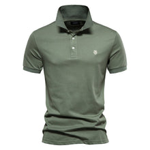 James | Zeitloses, schmal geschnittenes Herren-Poloshirt – Grün