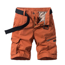 Elrick | Herren Cargo Kurze Hosen | Bequem – Orange