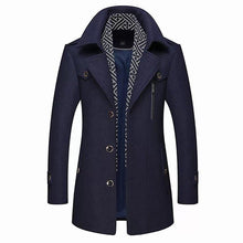 Psyche | Klassischer Mantel – Navy