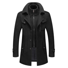 Herren Zweiteiliger Mantel | Eleganter Übergangsmantel | Zeitlos & Vielseitig – Schwarz