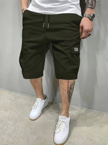 Emmitt - Cargo Kurzhosen Mit Mehreren Taschen – Olivgrün