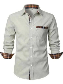 Herren Freizeithemd – Beige