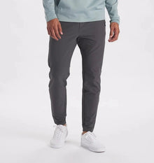 Herren Hose Slim Fit Stretch Casual – Dunkelgrau