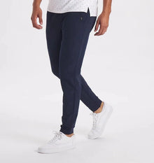Herren Hose Slim Fit Stretch Casual – Dunkelblau