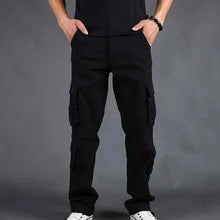 Herren Hosen Cargo – Schwarz