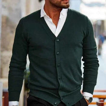 Herren Strickjacke – Dunkelgrün