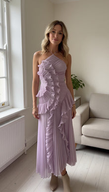 Adeline™ | Anmutiges und Luftiges Kleid – Lila