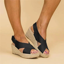 ComfortStep™ – Damen Sandalen mit Exzellentem Komfort und Stabilität – Schwarz