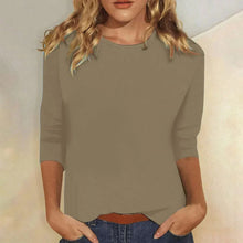 Stella – Klassisches Damen T-Shirt – Khaki
