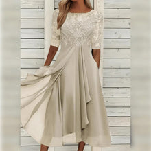 Lieselotte | Damen Festliches Abendkleid Hochzeitsgesellschaft – Festkleid Hochzeit 2026 – Beige