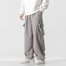 Sebastian - Cargo-Hose mit Taschen – Grau