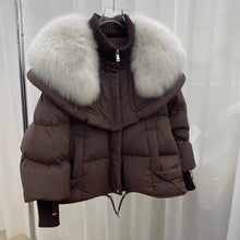 Rena | Dicke Winterjacke für Frauen – Braun