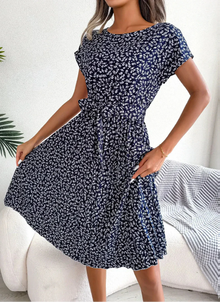 Lilienne | Schickes Sommerkleid – Dunkelblau