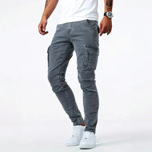 Darnic - Premium Stretch-Cargo-Jeans – Grau