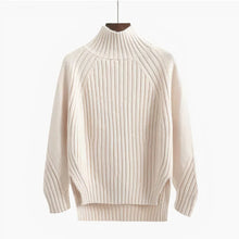 Eleganter Rollkragenpullover aus Kaschmir für Damen | Ideal für den Winter – Weiß