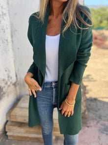 Clarissa™ | Luxuriöses Jas – Dunkelgrün