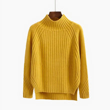 Eleganter Rollkragenpullover aus Kaschmir für Damen | Ideal für den Winter – Gelb