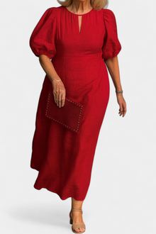 Connie Kleid: Elegante Leichtigkeit und zeitlose Vielseitigkeit – Rot
