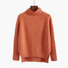 Eleganter Rollkragenpullover aus Kaschmir für Damen | Ideal für den Winter – Orange