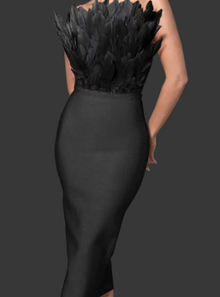 Lena | Elegante Cocktailkleider für den Club – Schwarz